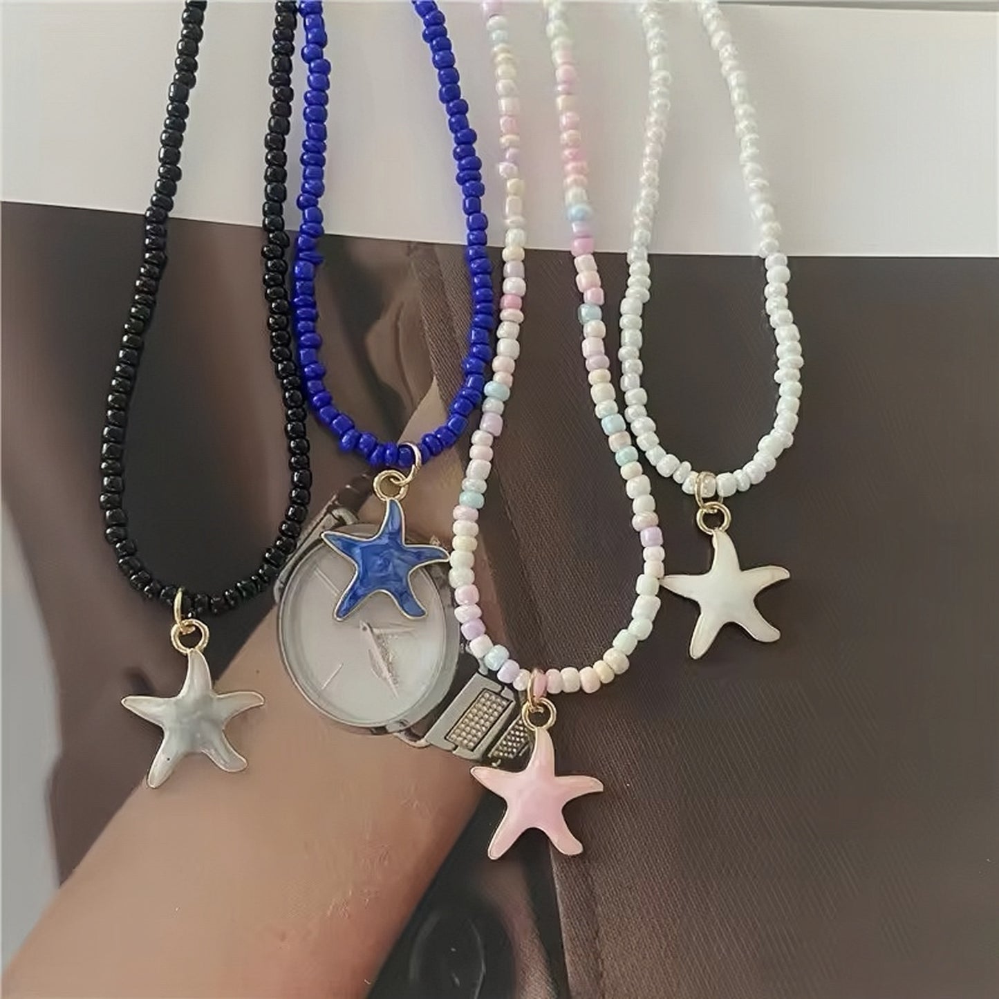 Coastal Starlight Bead Necklaces