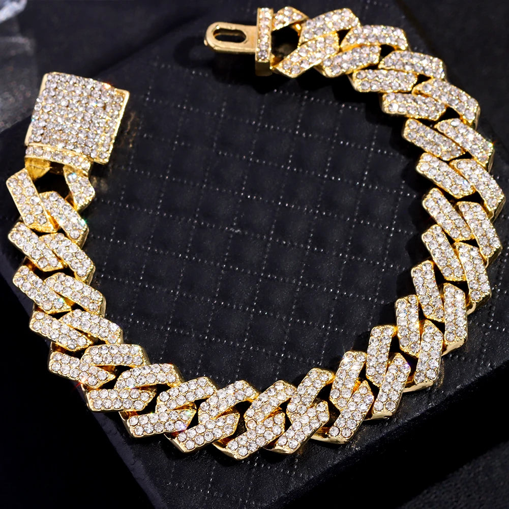 Luxe Pavé Chain Bracelet