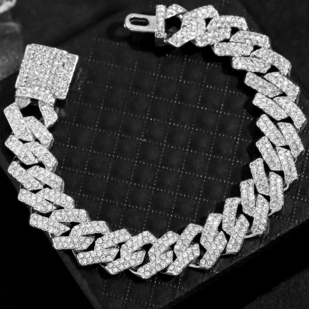 Luxe Pavé Chain Bracelet